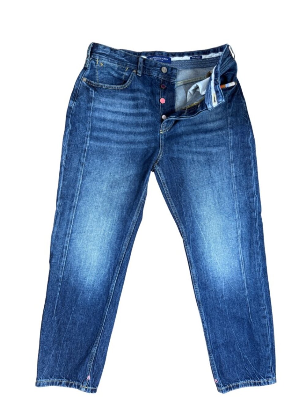 Scotch & Soda "The Buzz" Blue Jeans, Tapered Fit, 100% Organic Cotton